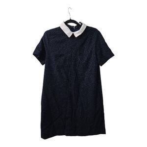 FRNCH Navy Dress with White Collar